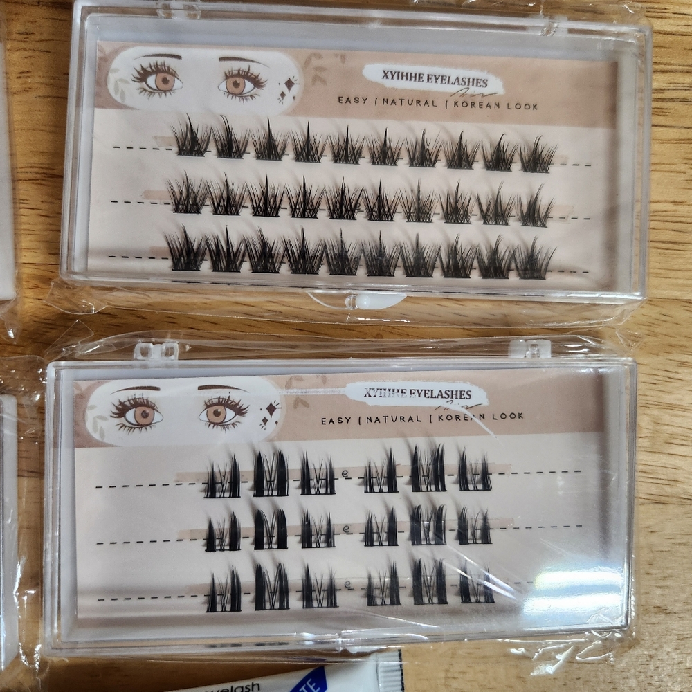 Easy Natural Lash Clusters DIY Lash Extension Wispy Eyelash Korean Look - Picture 3 of 7